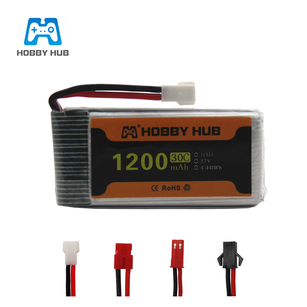 Rc Hobby Airplanes - Bateria Lipo 3.7V 1200mAh 30C para