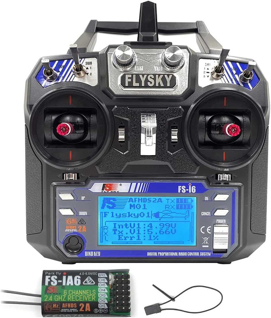 Radio Transmitter 6Ch - Sistema Transmissor de Rádio FS-i6 6CH