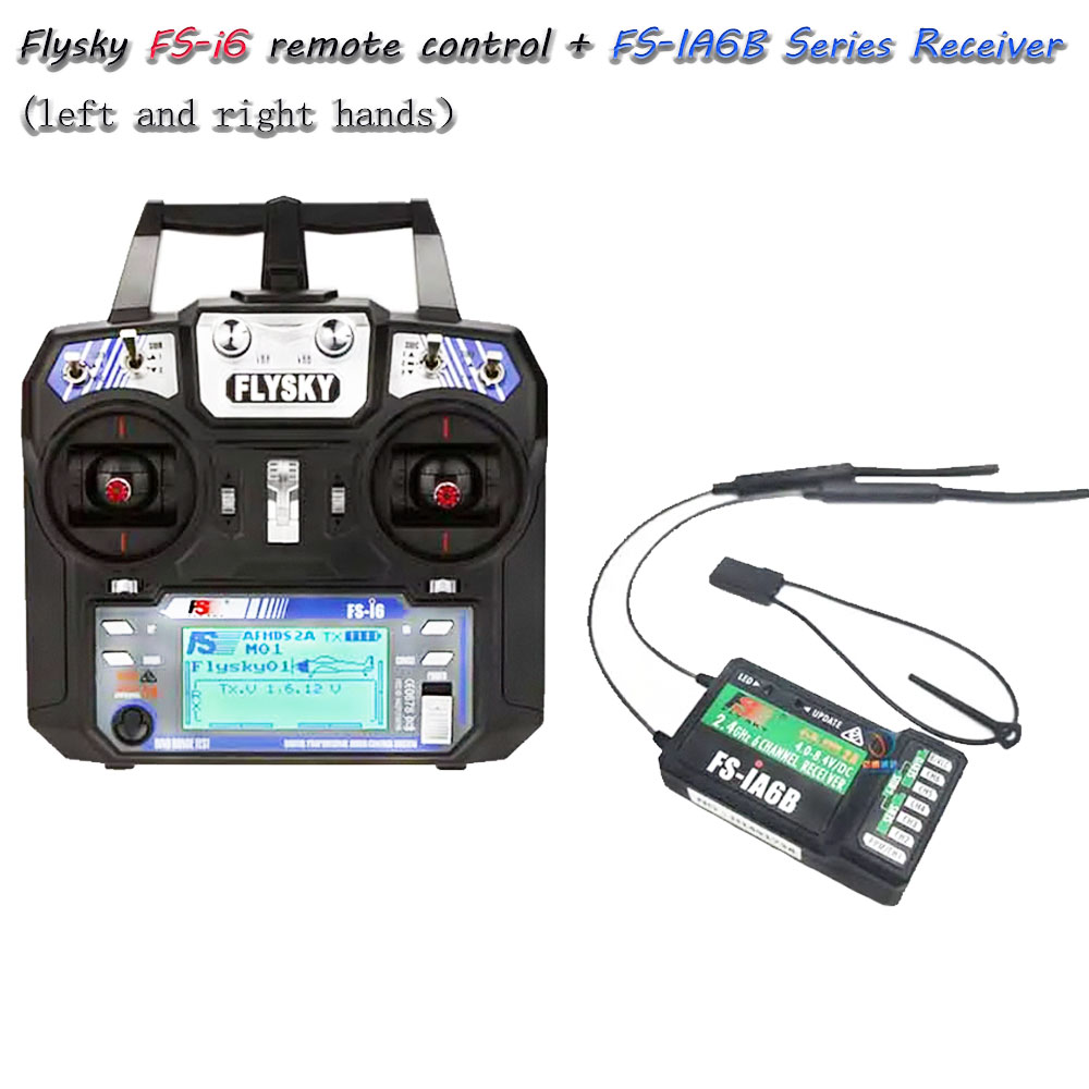 Radio Transmitter 6Ch - Sistema de Rádio FS-i6 6CH 2.4GHz