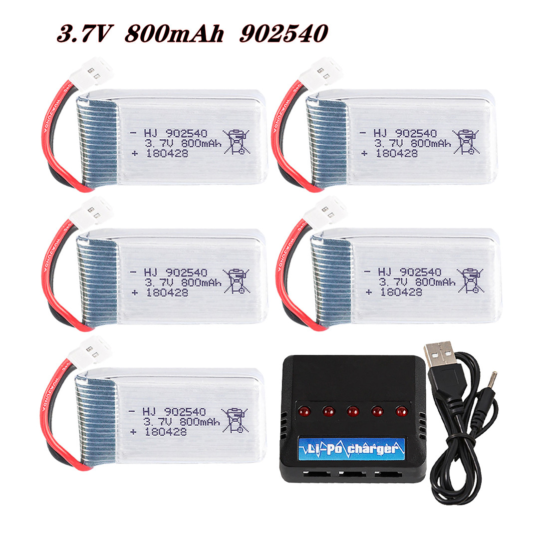 Rc Hobby Airplanes - Bateria lipo 3.7v 800mah 902540 25c
