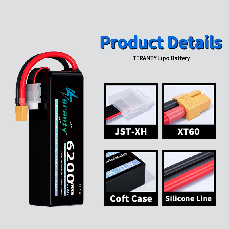 Bateria Lipo TERANTY 6S 6200mA - Rc Hobby Airplanes avaliação e preço
