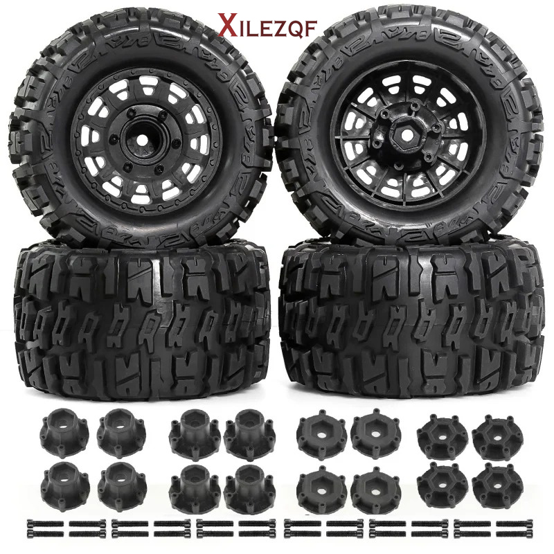 XILEZQF 4PCS Pneus para Caminh - Rc Truck Monster avaliação e preço