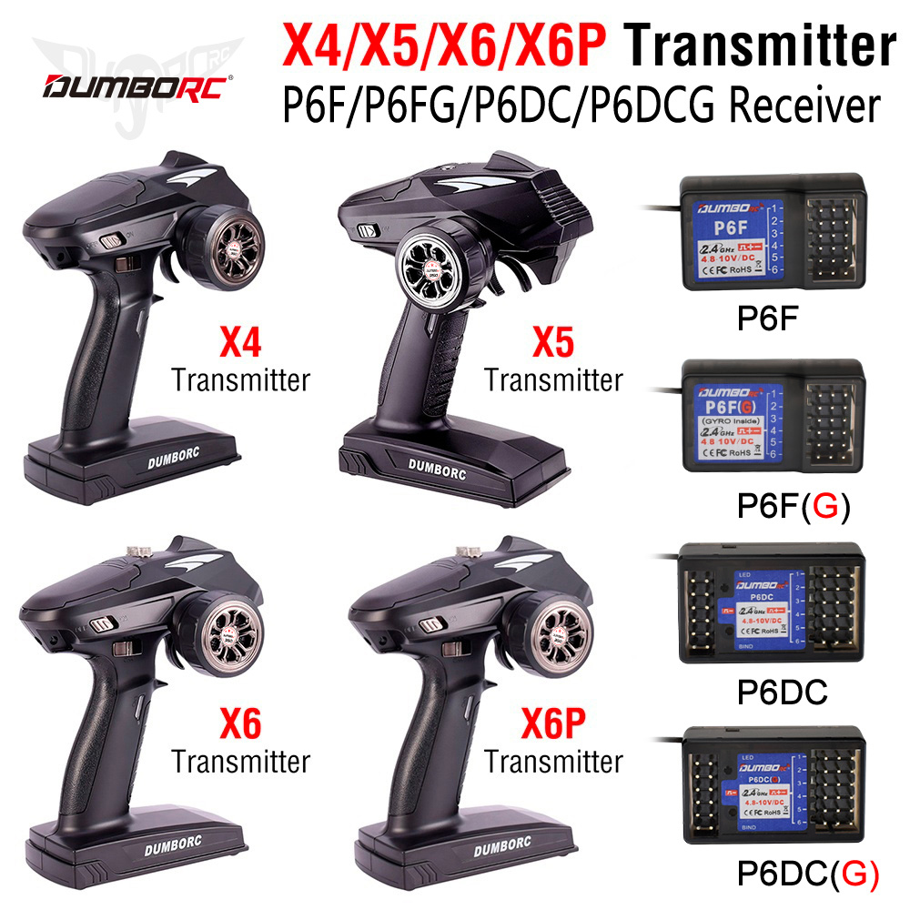 DUMBORC X6P 6CH 2.4G RC Transm - Radio Transmitter 6Ch avaliação e preço