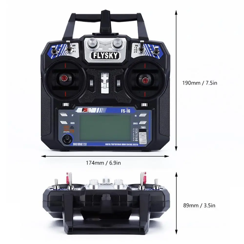 FLYSKY-RC Transmissor Controle - Radio Transmitter 6Ch avaliação e preço