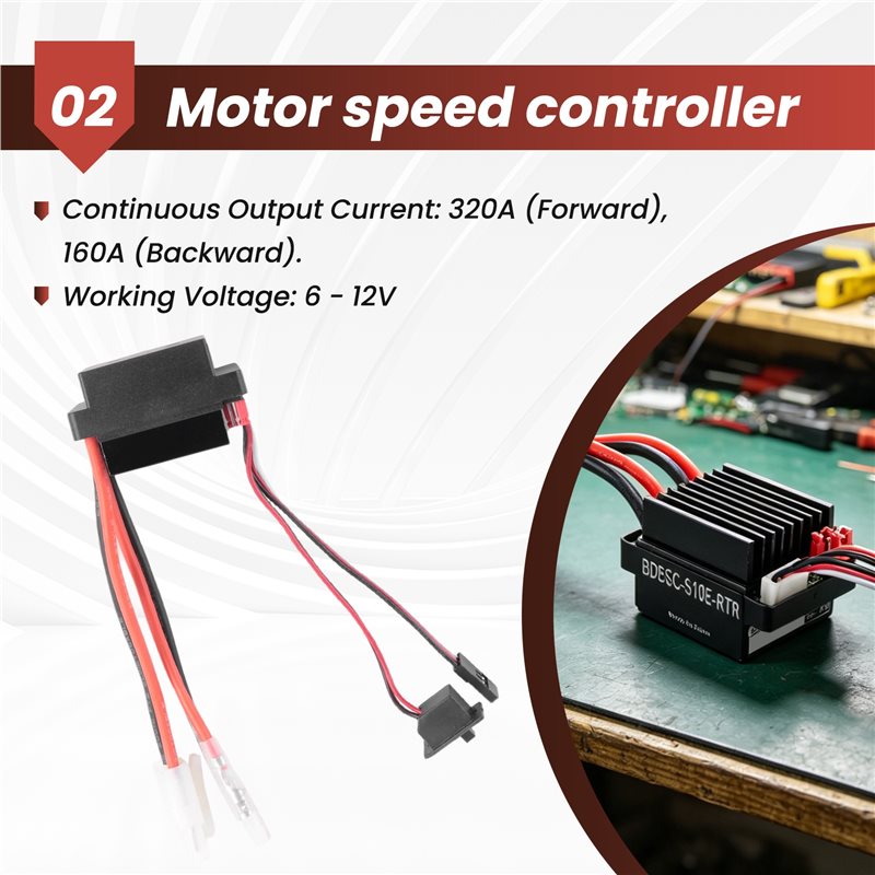 Controlador de Velocidade ESC  - Rc Hobby Motor avaliação e preço