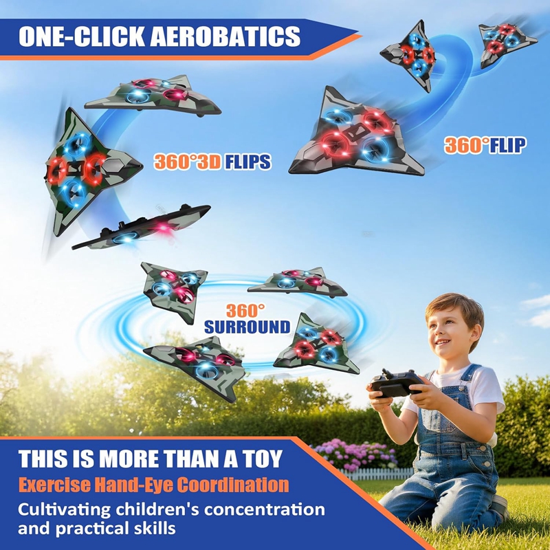 Avião de espuma Oike RC com lu - Rc Hobby Airplanes avaliação e preço