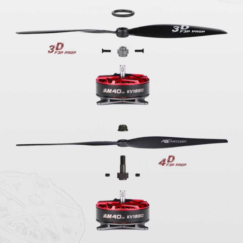 T-Hobby AM40 V2 3D/4D 2-3S Pod - Rc Hobby Motor avaliação e preço