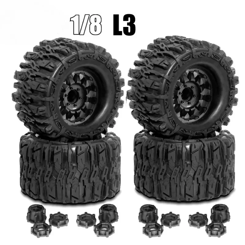4PCS Pneus e Rodas 1/8 170mm c - Rc Truck Monster avaliação e preço